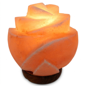 Himalayan Celestial Rose – Hand-Carved Flower Salt Crystal Flora
