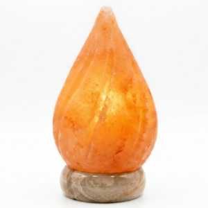 Himalayan Eternal Flame – Hand-Carved Spiral Flame Salt Lamp lamp lamp