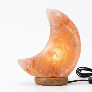 Himalayan Pink Salt Moon Lamp – Hand-Carved Natural