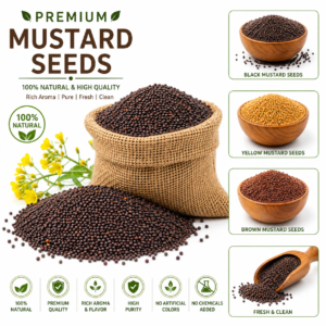 Premium Natural Mustard Seeds – Fresh, Clean & High Quality